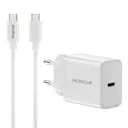 Komplet oplader Apple iPad 11 11th Gen (2025) - 2m kabel og vægoplader USB-C Hvid