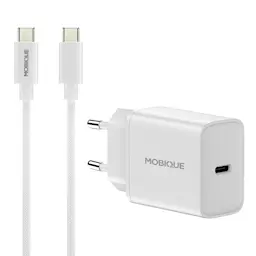 Komplet oplader Apple iPad 11 11th Gen (2025) - 2m kabel og vægoplader USB-C Hvid