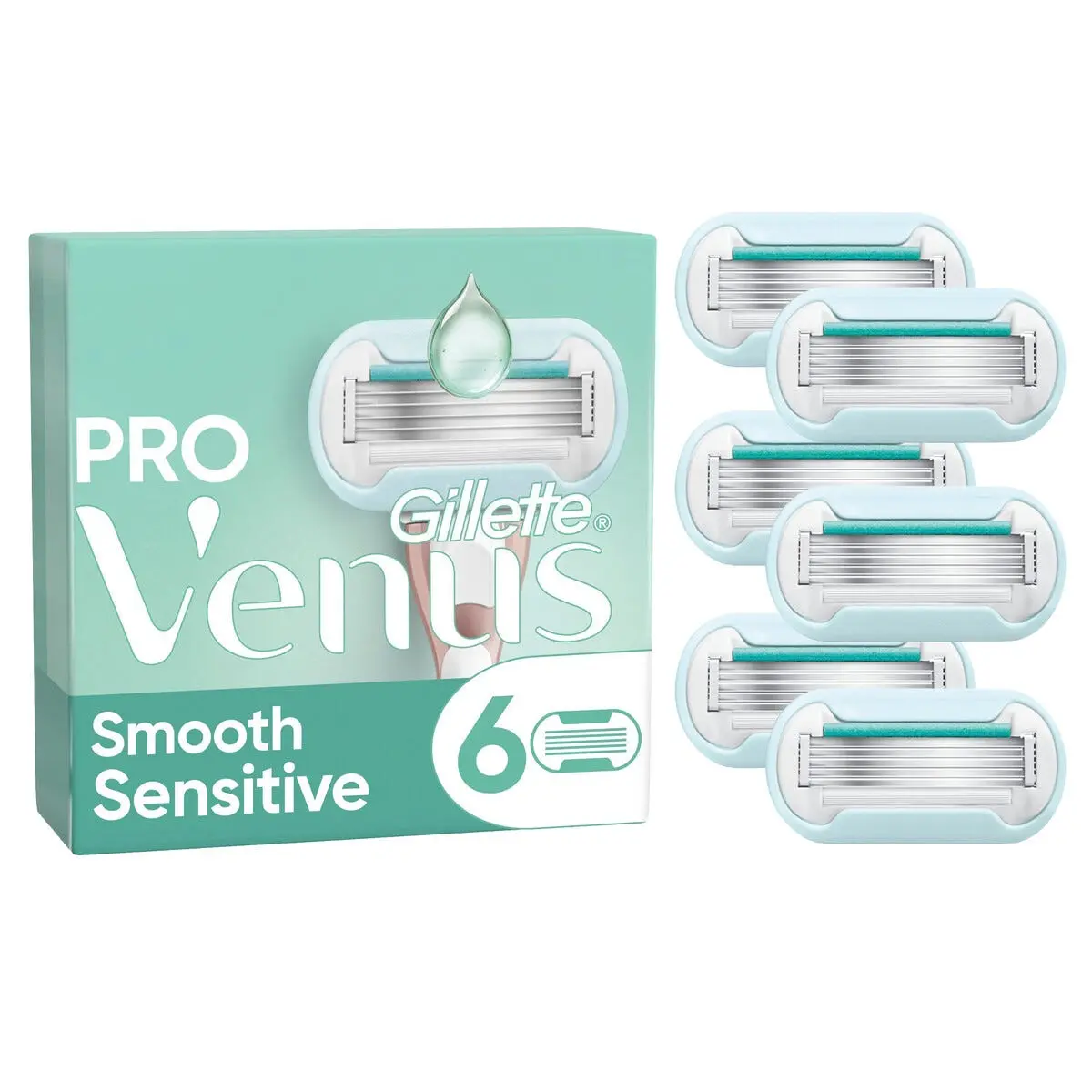 Venus Pro Smooth Sensitive Barberblade 6-pak