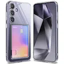 Fusion Card Case Samsung Galaxy S24 Gennemsigtig