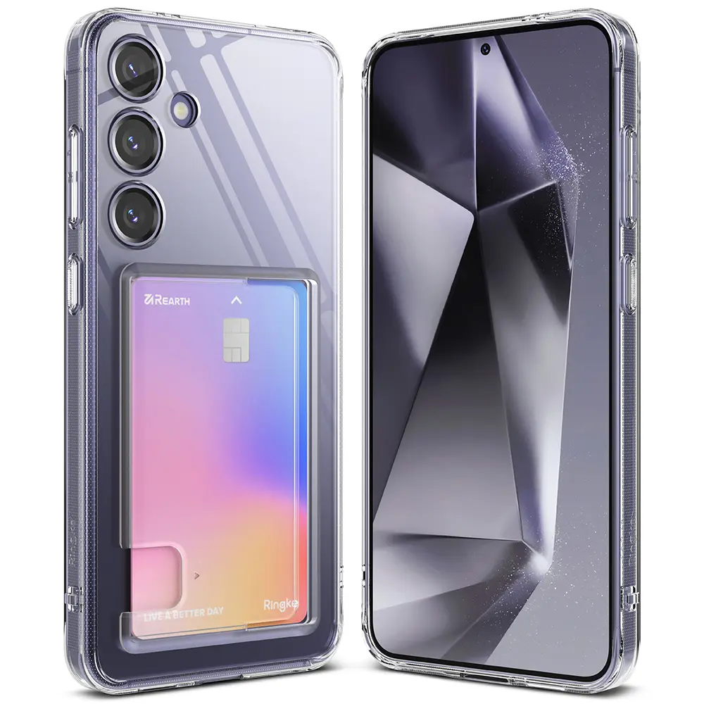 Fusion Card Case Samsung Galaxy S24 Gennemsigtig