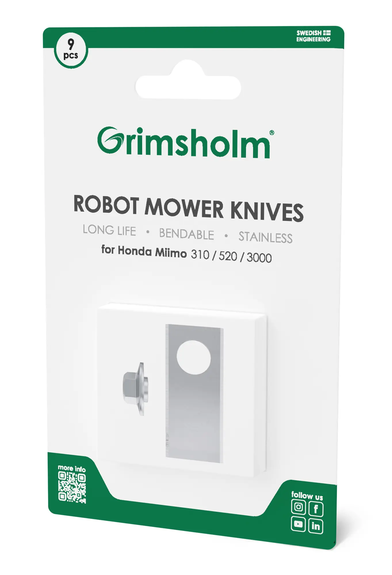 9-pak Klinge til Honda Miimo 3000