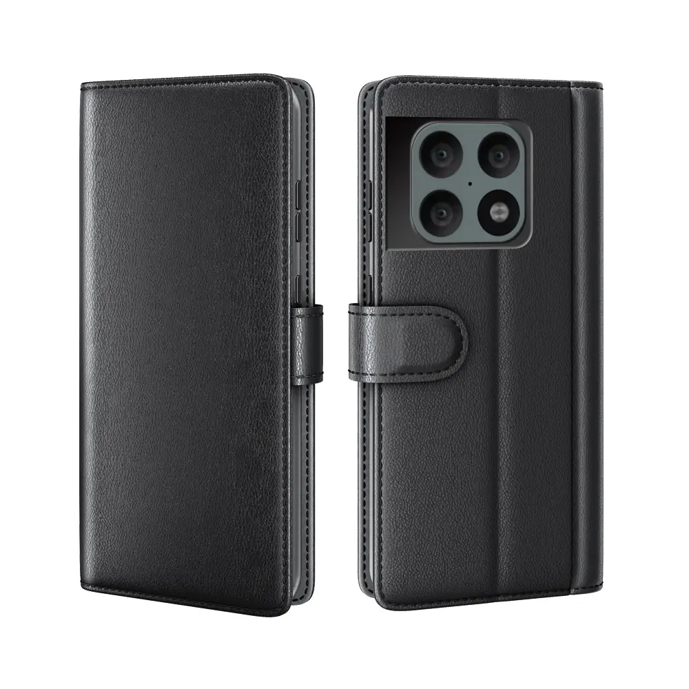 Ægte Læderetui  OnePlus 10 Pro Sort