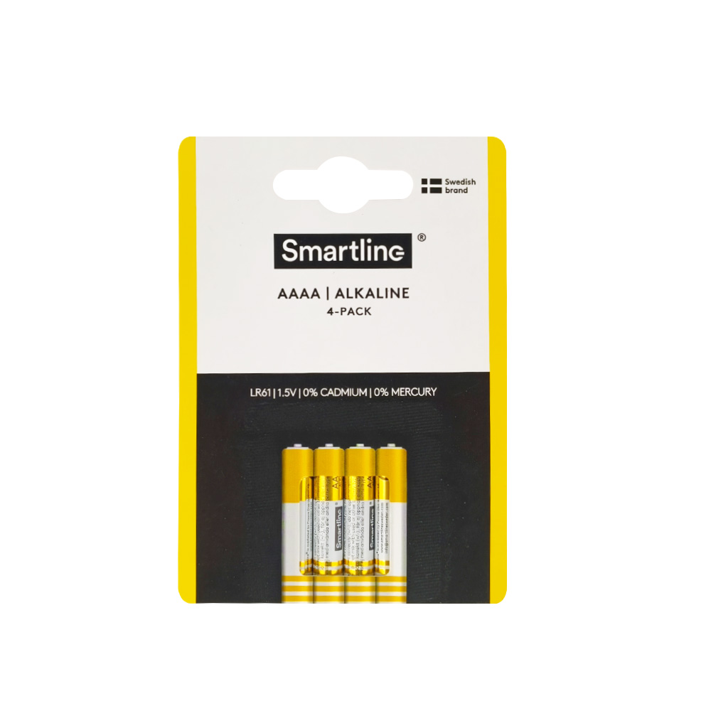 Smartline Alkaline AAAA-batteri LR61 (4-pack)
