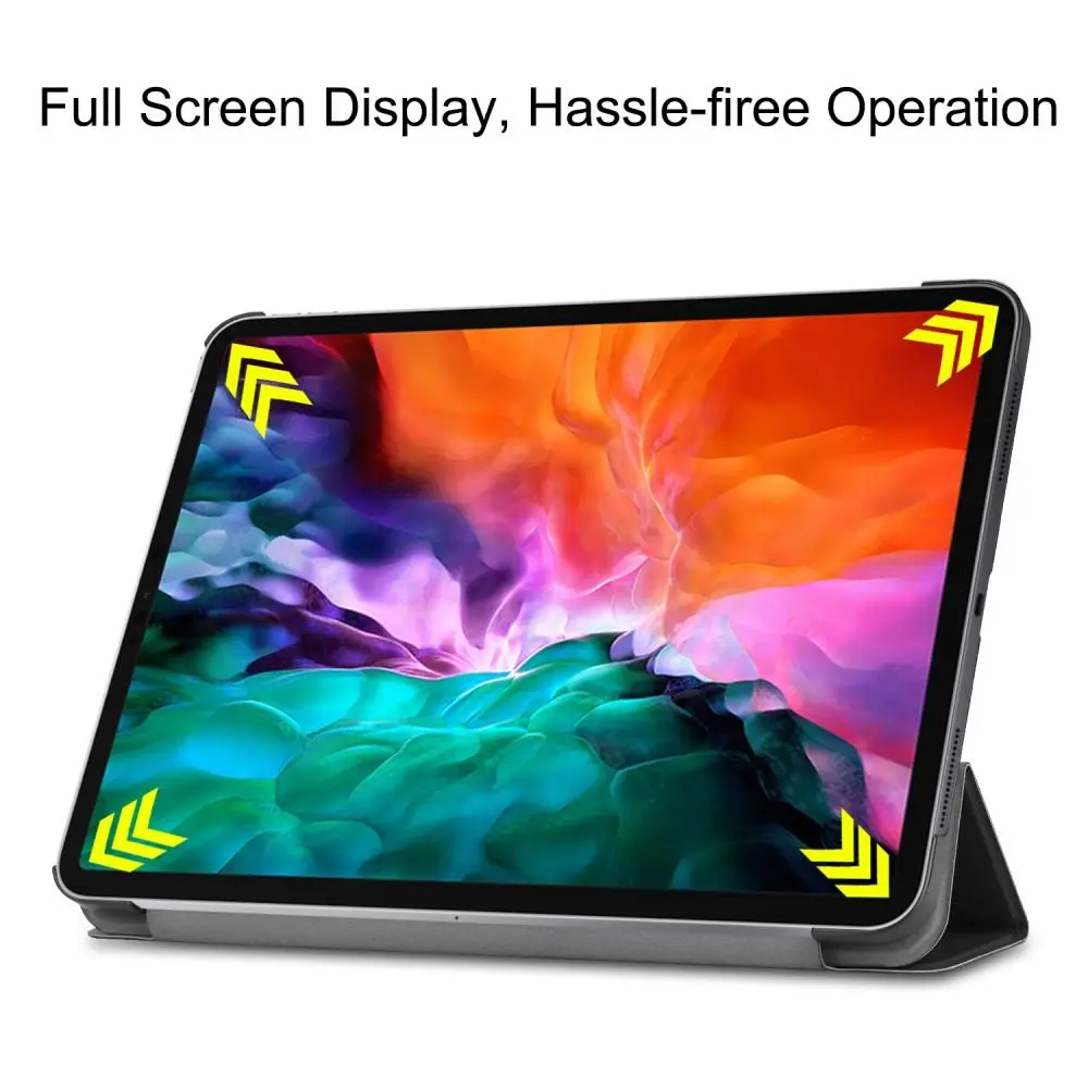 Fodral Tri-fold Apple iPad Pro 12.9 6th Gen (2022) Svart