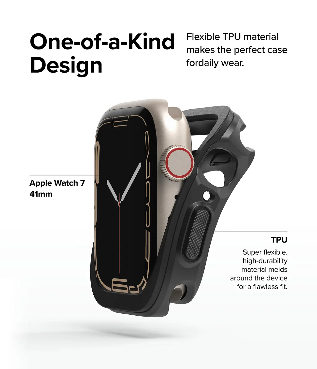 Air Sports Case Apple Watch Series 4-6 40mm Black