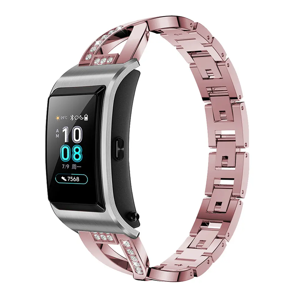 Crystal Bracelet Garmin Vivoactive 4s Rosa guld