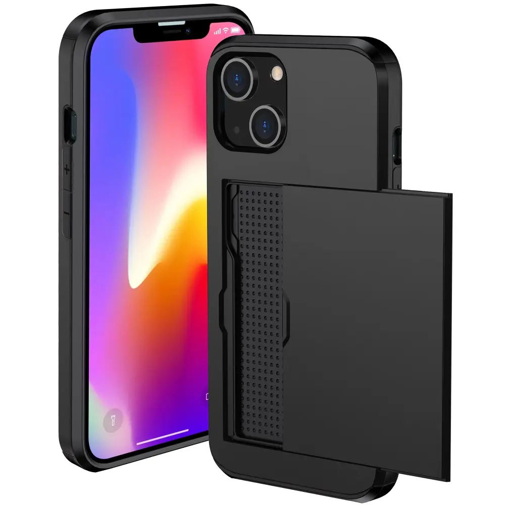 Skal Kortfack iPhone 15 Svart