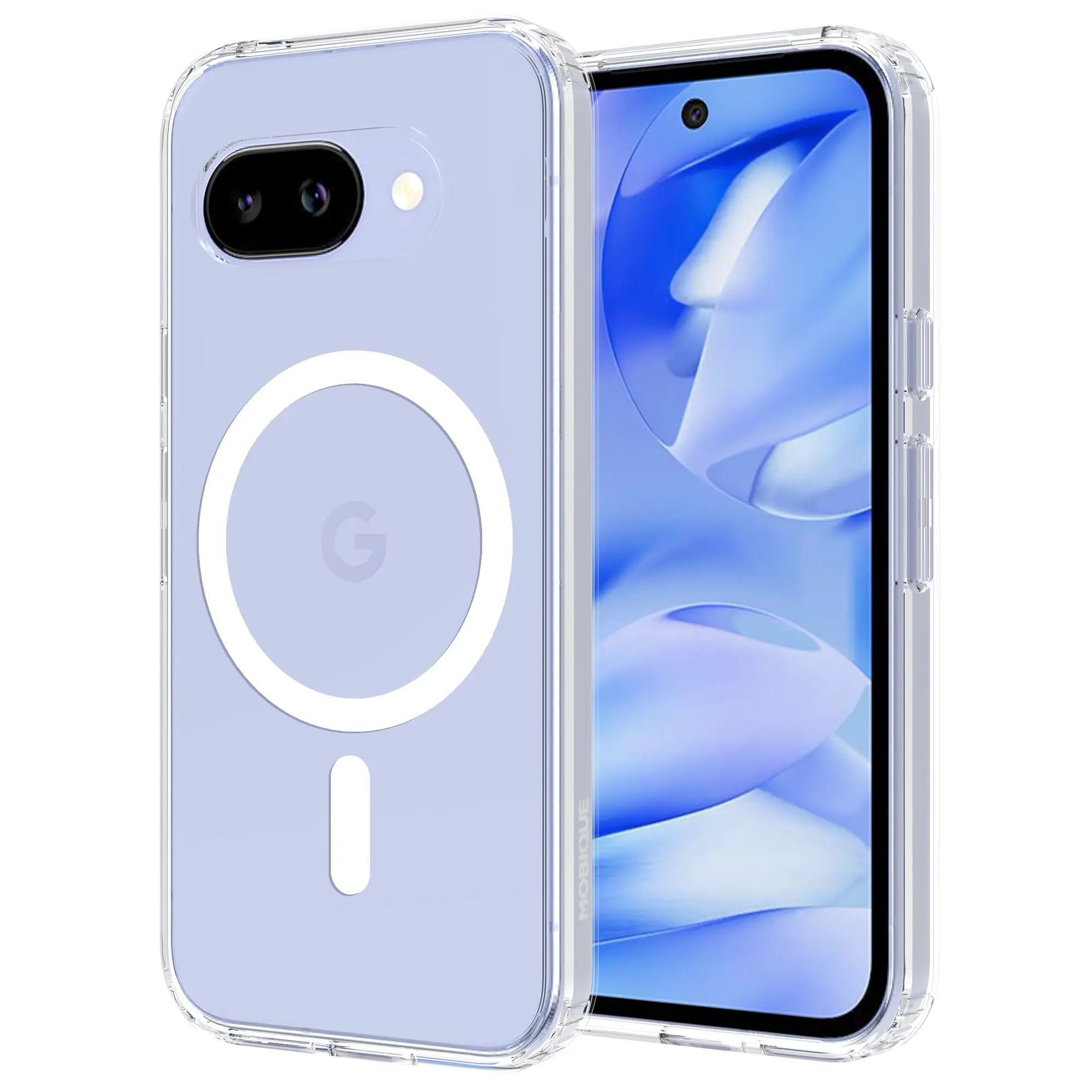 Hybridskal MagSafe Google Pixel 9a Genomskinlig