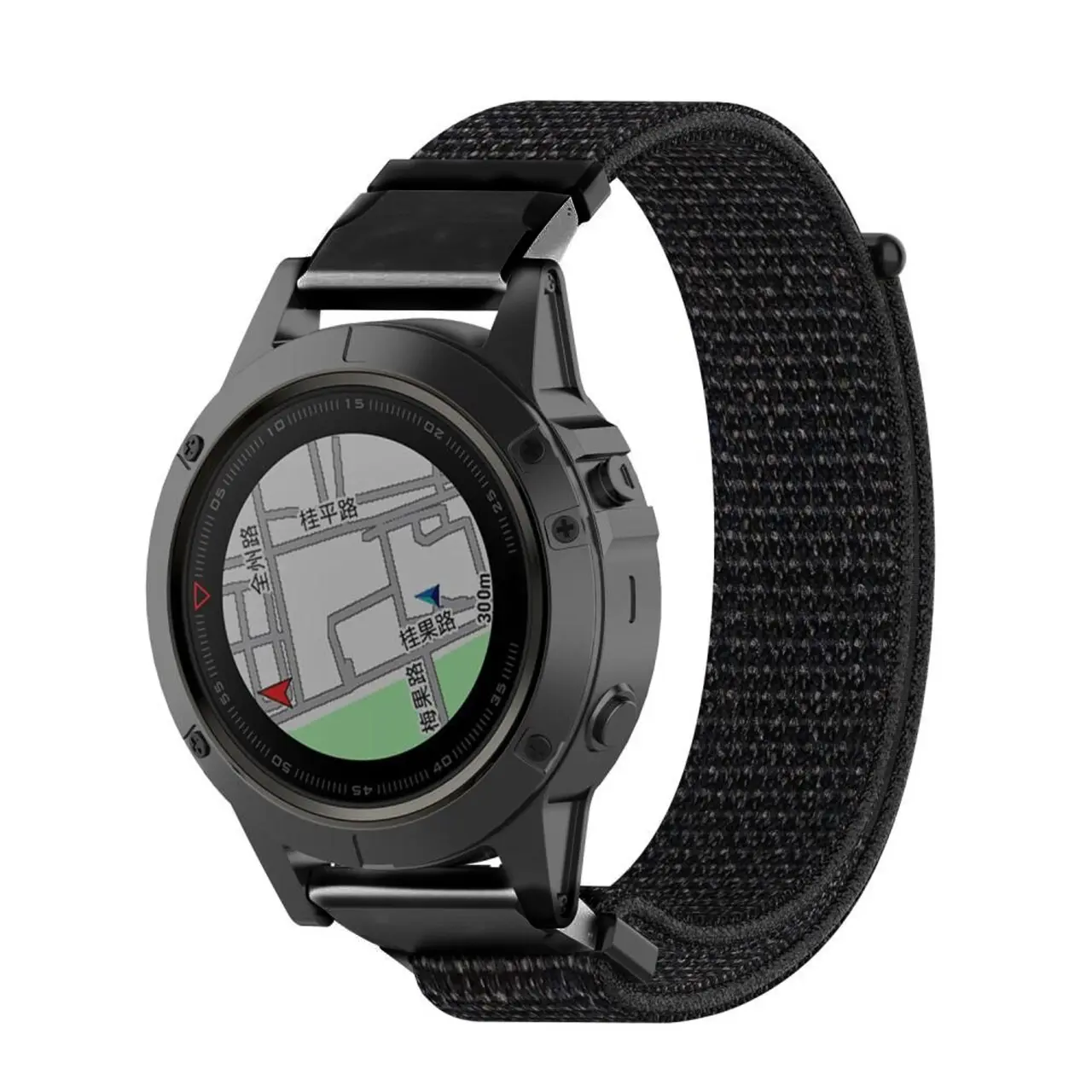 Nylonurrem Garmin Fenix 7X Sort