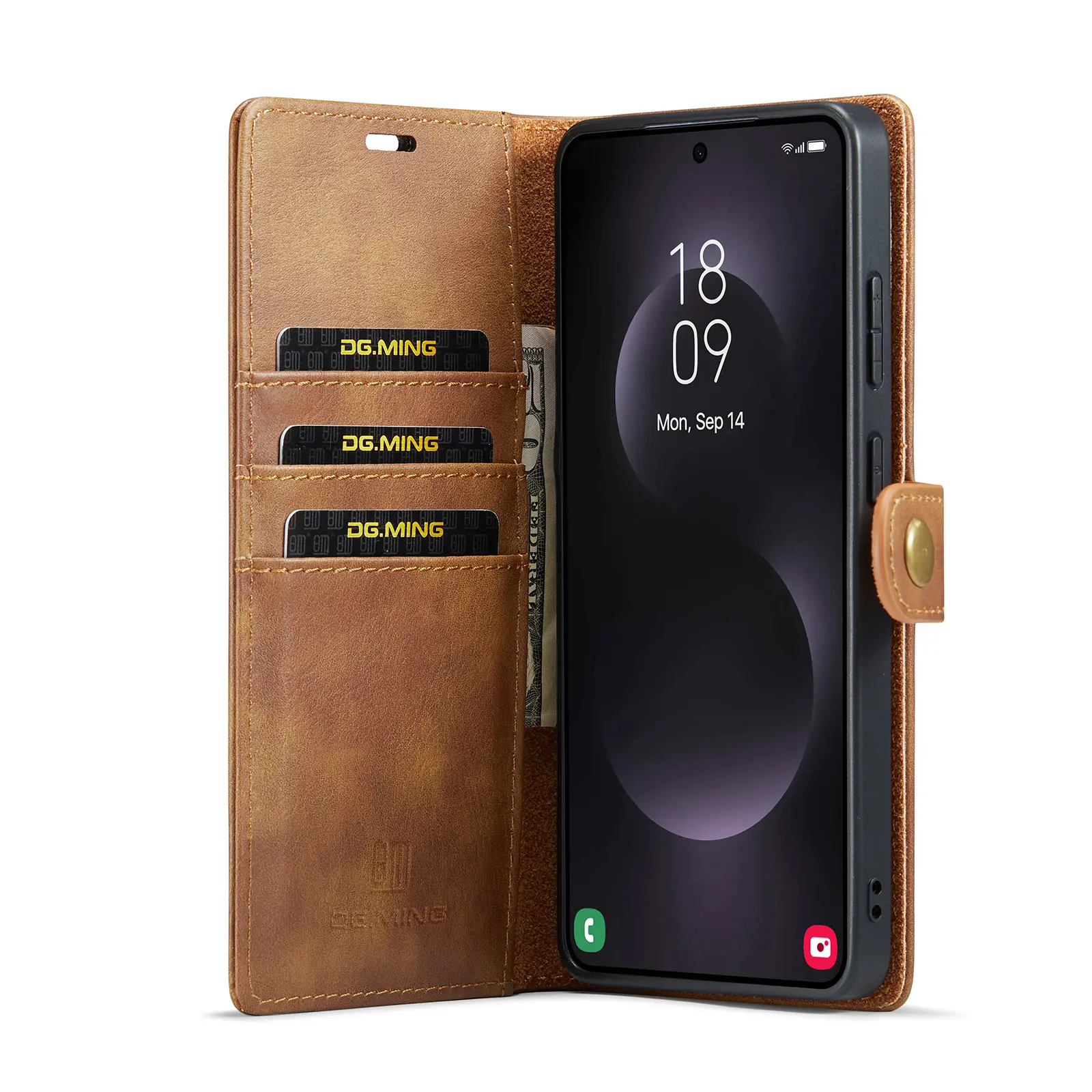 Magnet Wallet Samsung Galaxy S26 Ultra Cognac