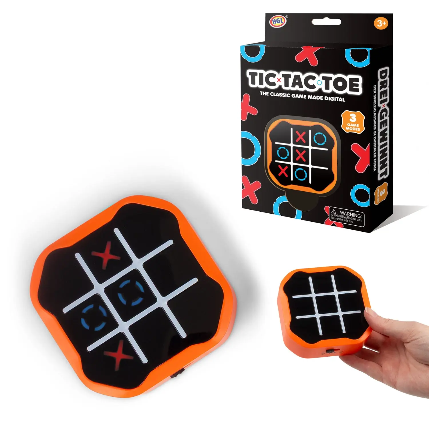 Tre på rad spill - Tic Tac Toe, Oransje