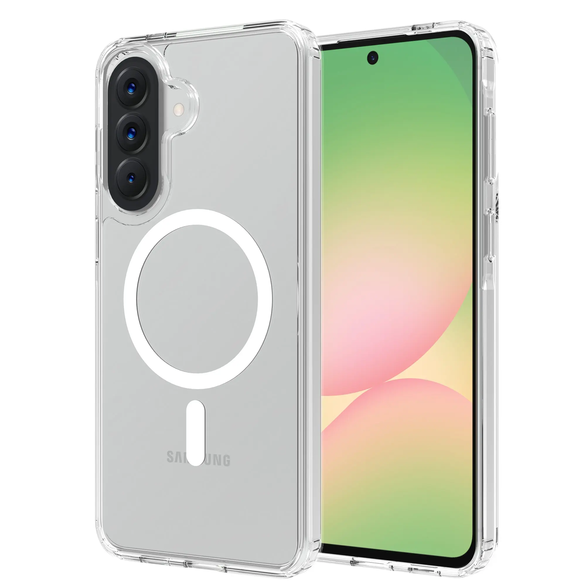 Hybridskal MagSafe Samsung Galaxy A57 Genomskinlig