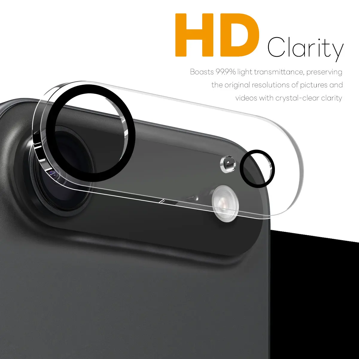 Kameraskydd Härdat Glas iPhone Air (2-pack)