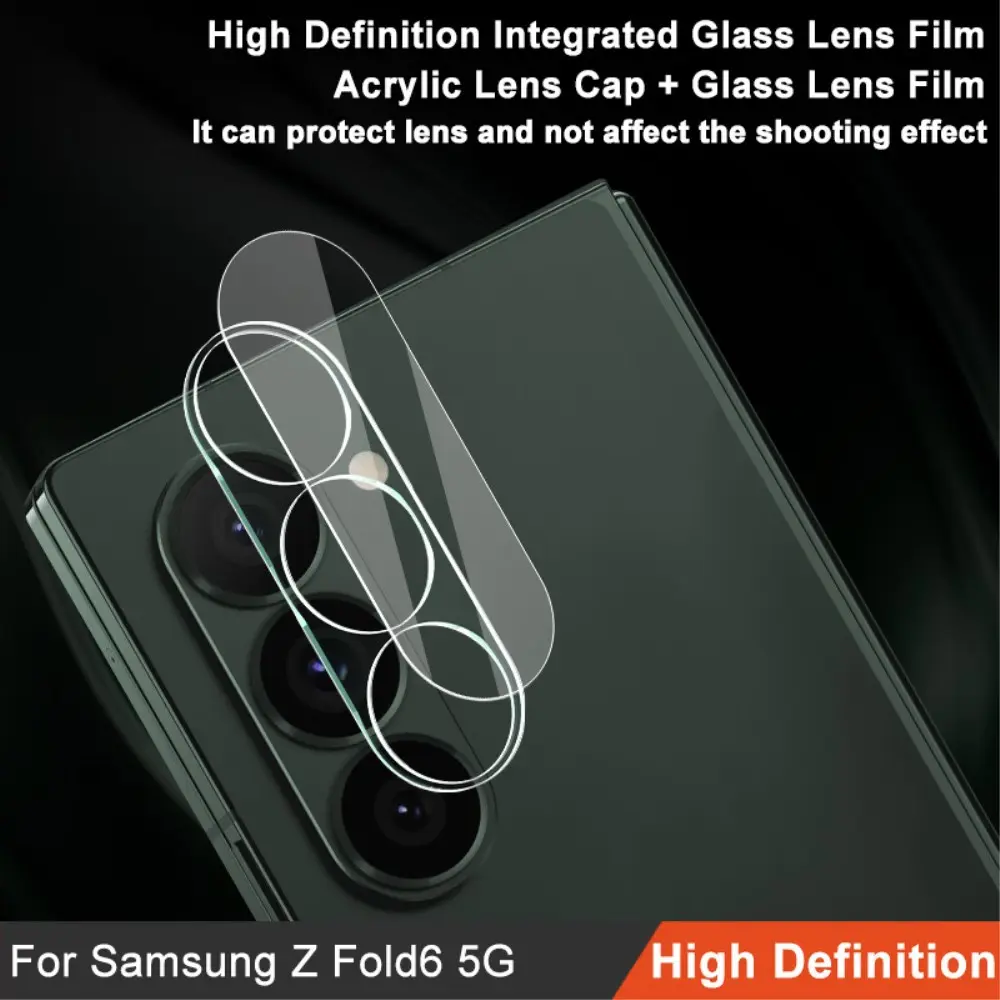 Härdat Glas 0.2mm Linsskydd Samsung Galaxy Z Fold 6 Genomskinlig