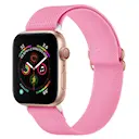 Apple Watch Series 1-3 42mm Elastisk armbånd, Lys rosa