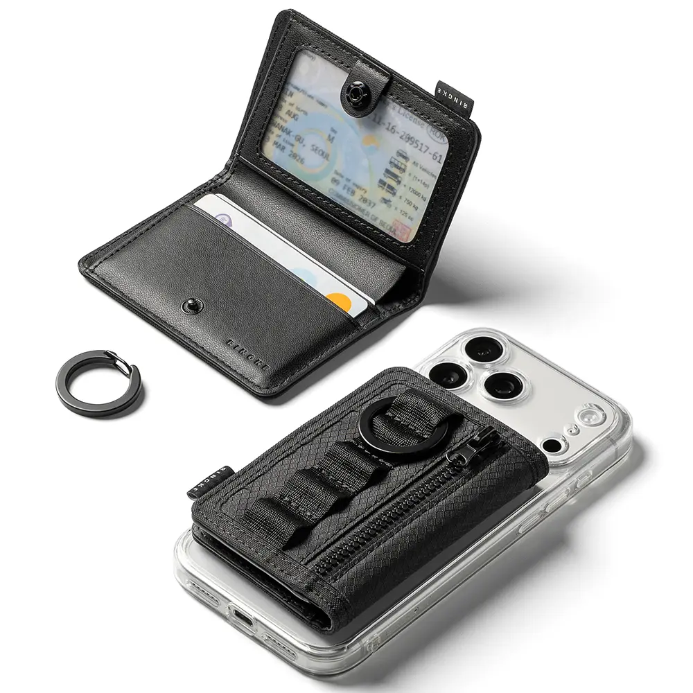 Tech Wallet Magnetic Black