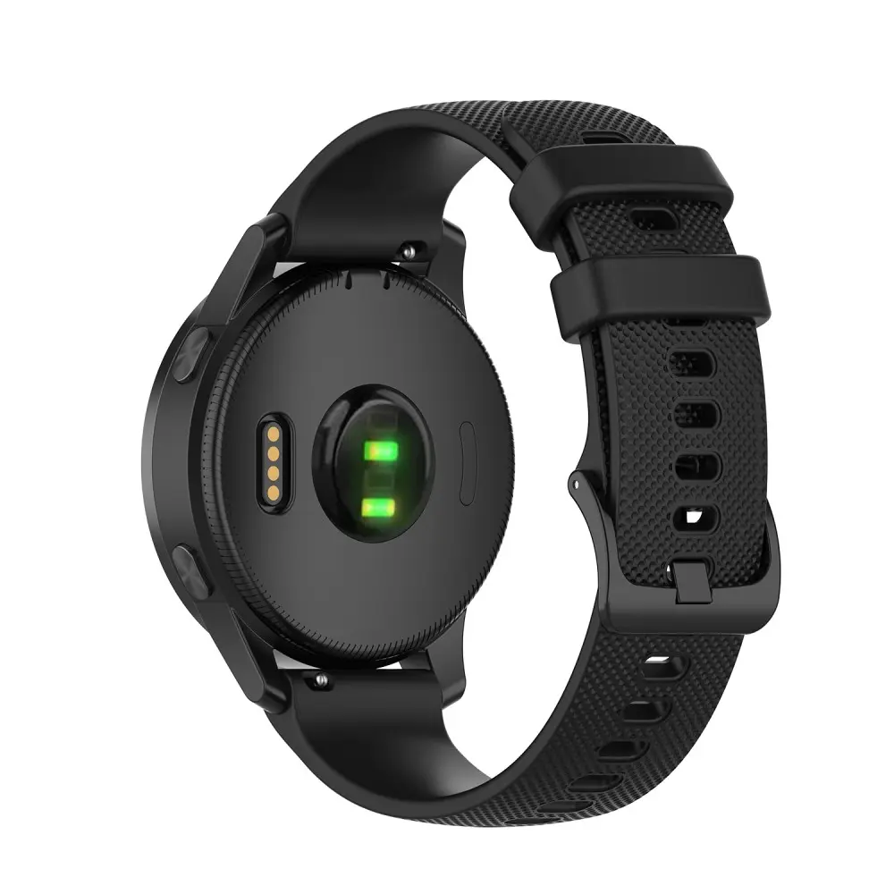 Silikonarmband Garmin Vivoactive 4 Svart