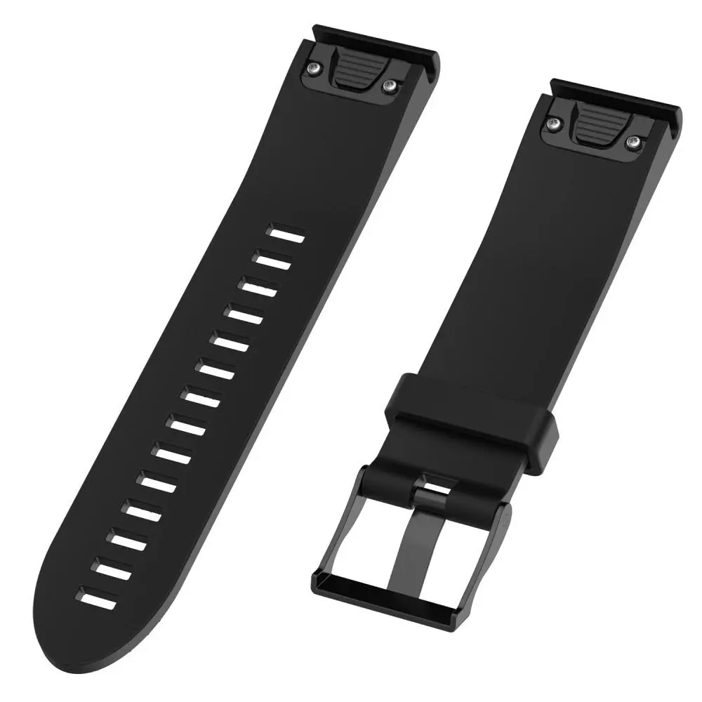 Silikonarmband Garmin Fenix 5S/Fenix 5S Plus Svart