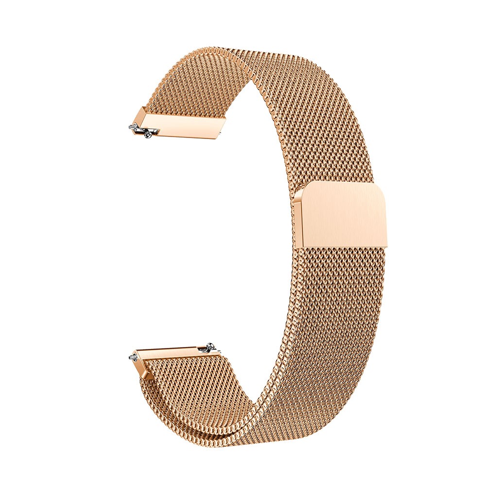 Garmin Forerunner 265S Reim Milanese Loop Rosegull - Luksuriøst armbånd med magnetisk lukking - Rustfritt stål