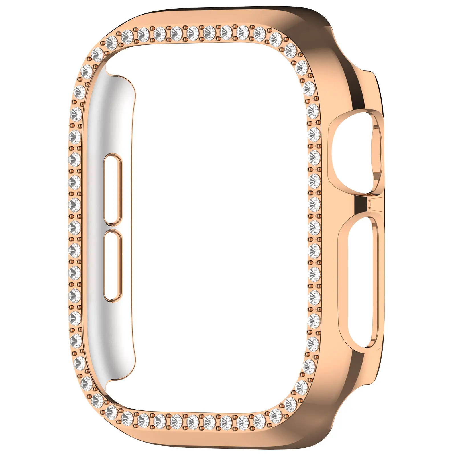 Rhinestone Skal Apple Watch Series 12 43mm Roséguld