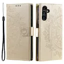 Læderetui Mandala Samsung Galaxy S26 Guld