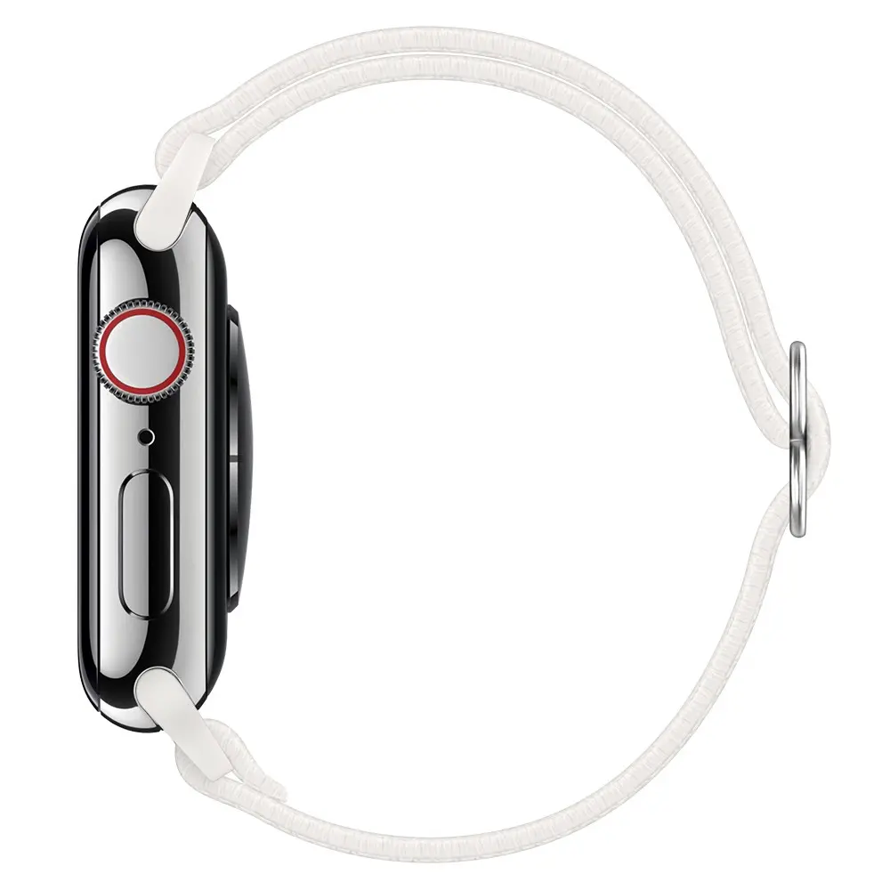 Elastiskt Nylonarmband Apple Watch Ultra 49mm 1st Gen Vit