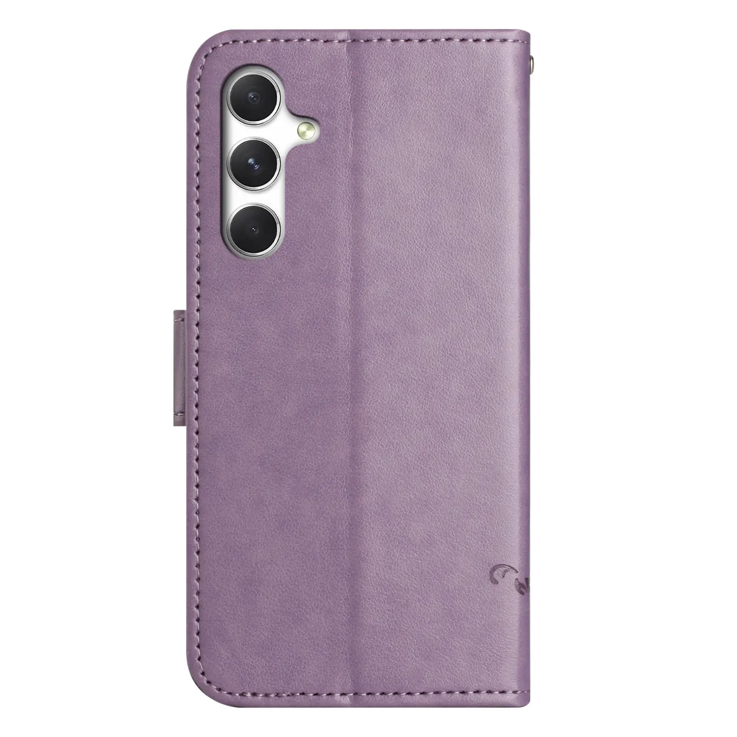 Läderfodral Fjärilar Samsung Galaxy S26 Lila