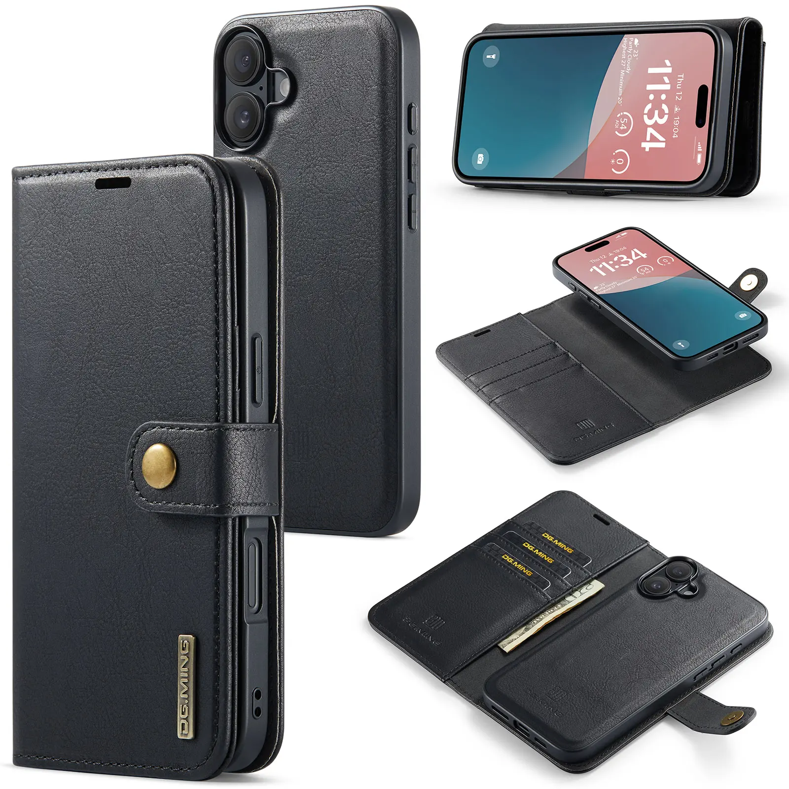 Magnet Wallet iPhone 17 Black