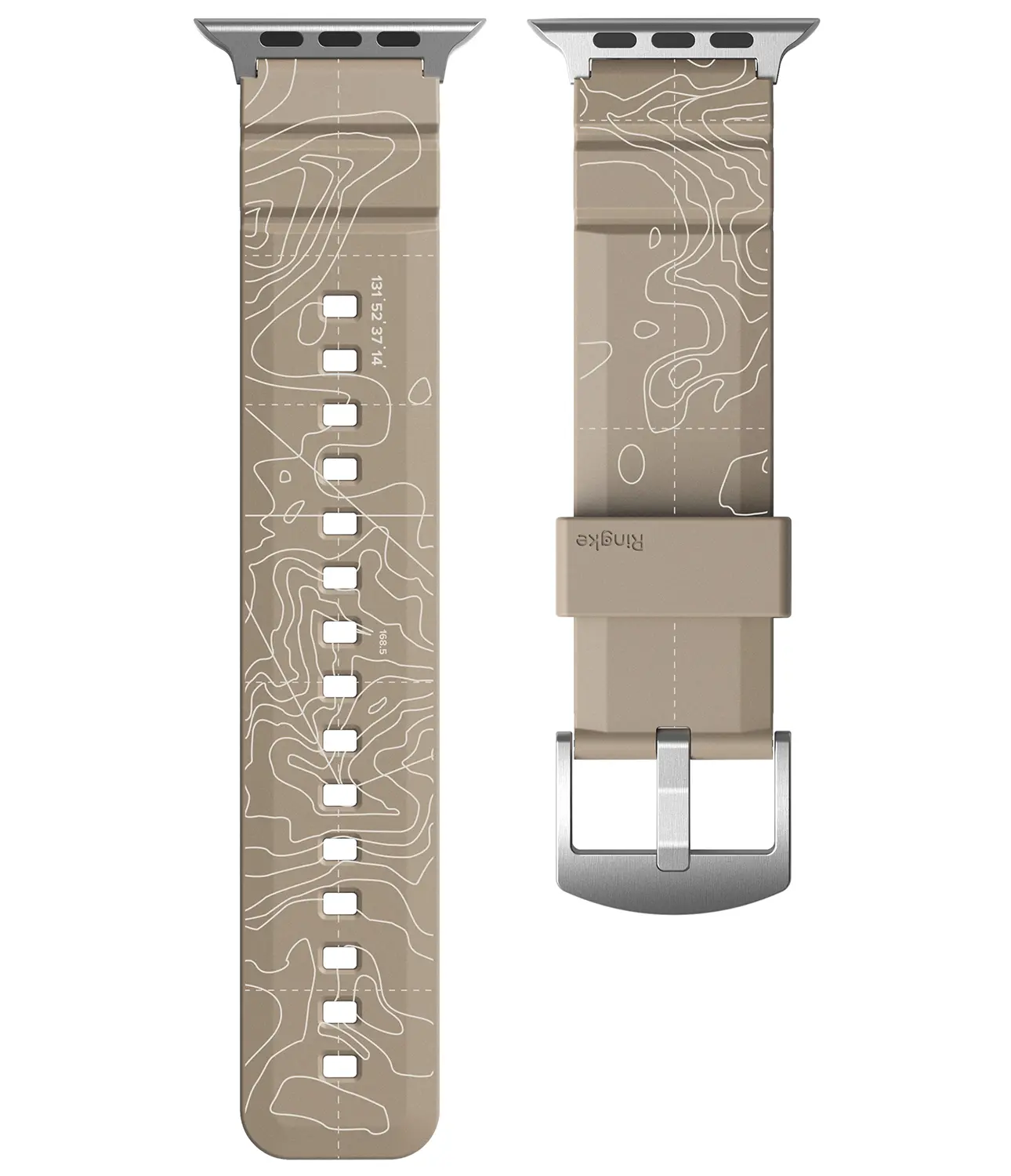 Apple Watch Series 8 45mm Reim Rubber One Bold Beige