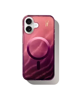 iPhone 17 Glitrende glitterdeksel MagSafe, Cherry Lacquer