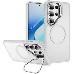 Hybridcover Kickstand MagSafe Samsung Galaxy S26 Ultra Gennemsigtig