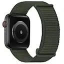 Apple Watch Ultra 49mm 4th Gen nylonrem med velcrolukning, Grøn