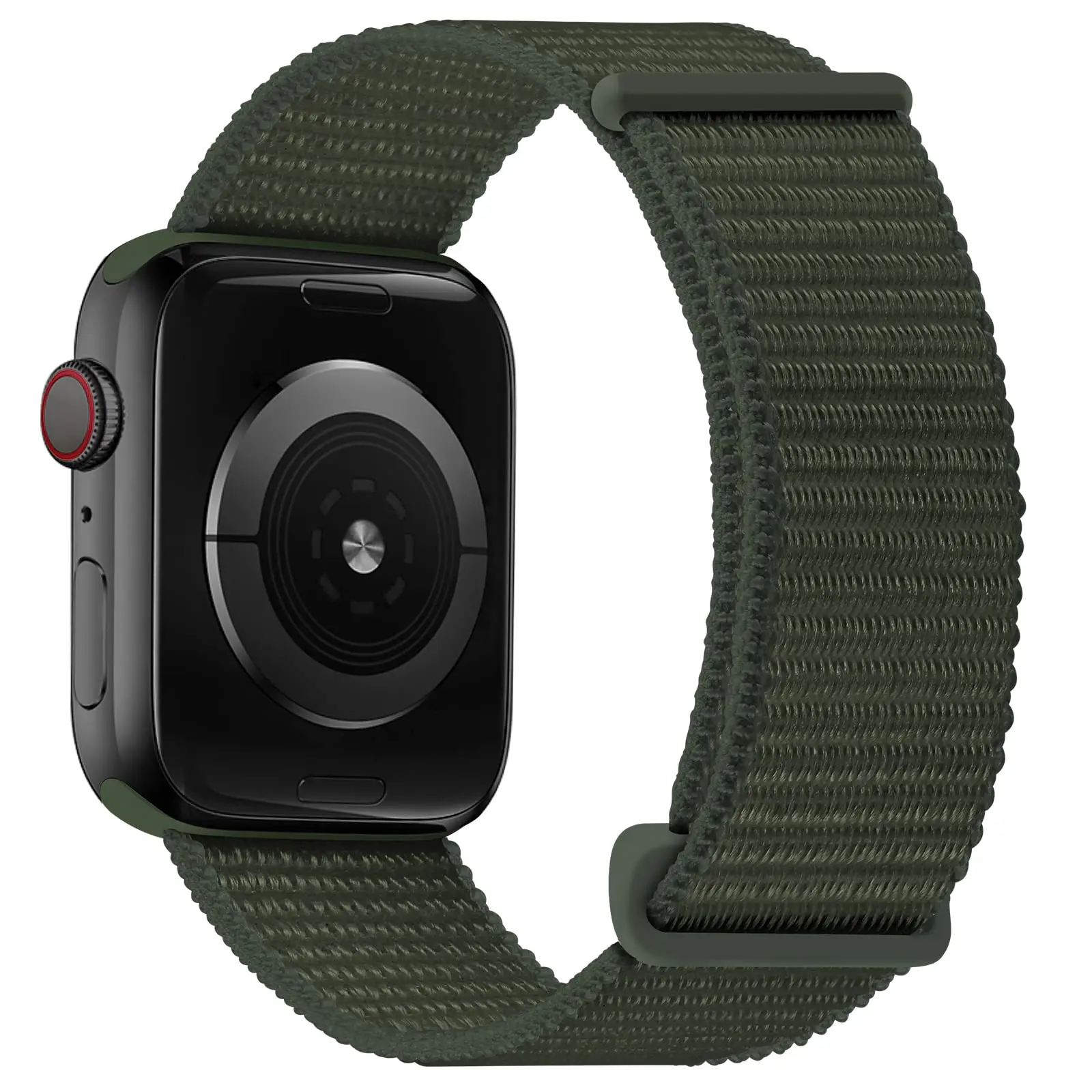 Nylonarmband Apple Watch Series 12 43mm Grön