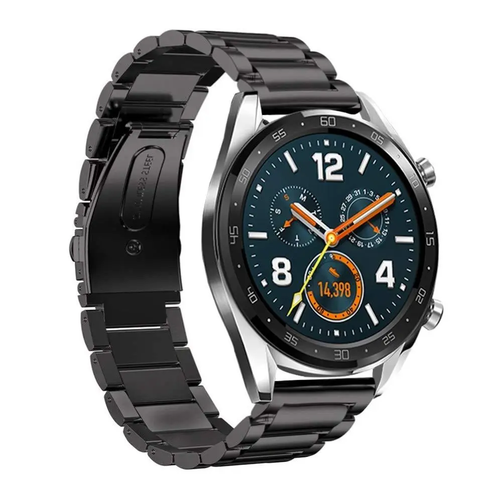 Metalarmbånd Huawei Watch GT 2 46mm/Watch GT 2e/Watch GT Sort