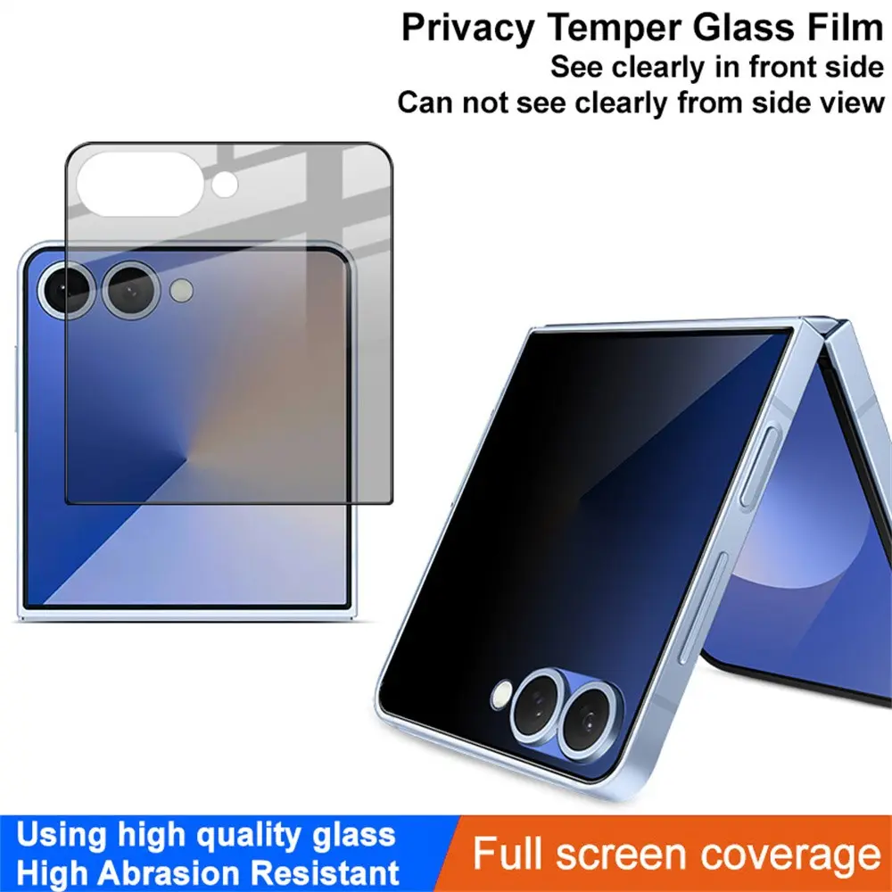 Privacy Härdat Glas Ytterskärmskydd Samsung Galaxy Z Flip 8
