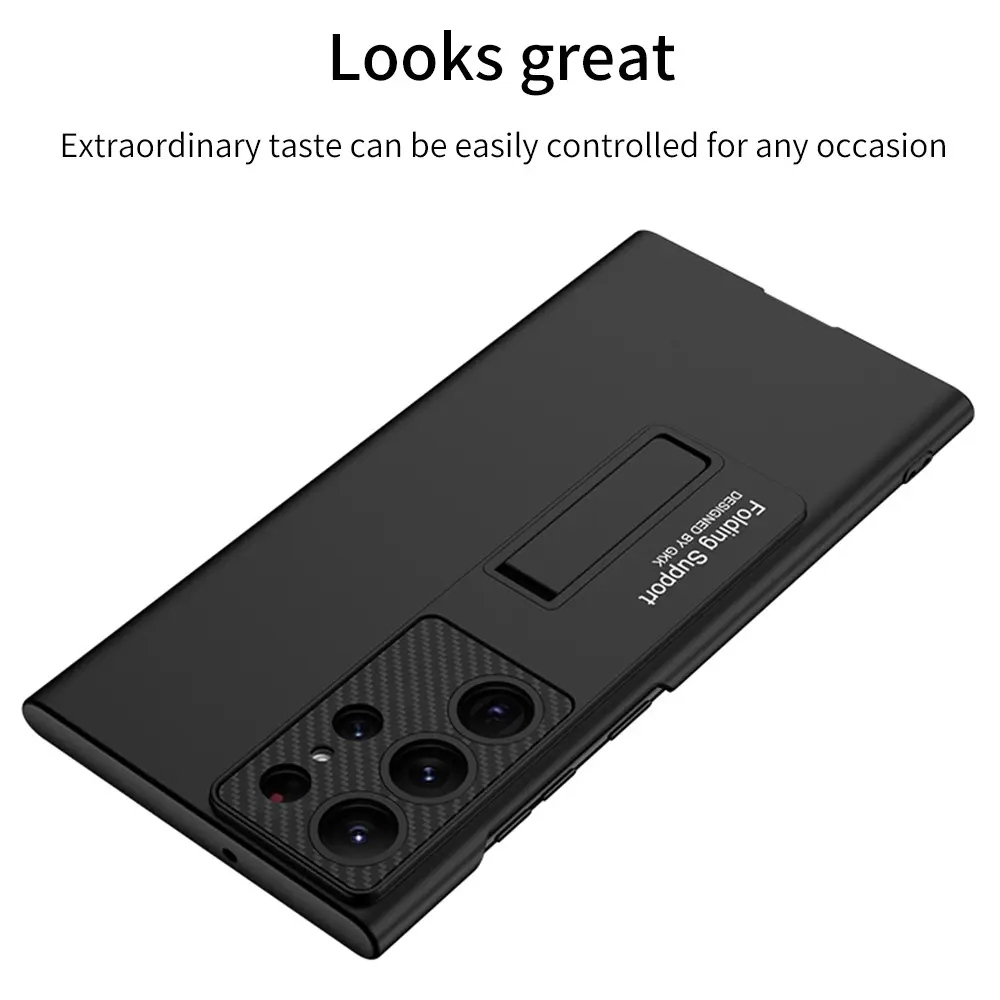 Samsung Galaxy S24 Ultra Slim Kickstand Case svart