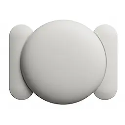 Apple AirTag Magnetisk cover i silikone, Hvid