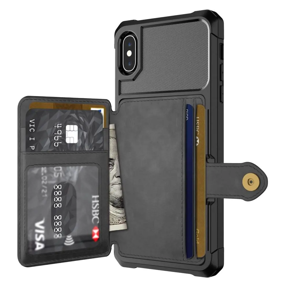 Tough Multi-slot Case iPhone X/XS Svart
