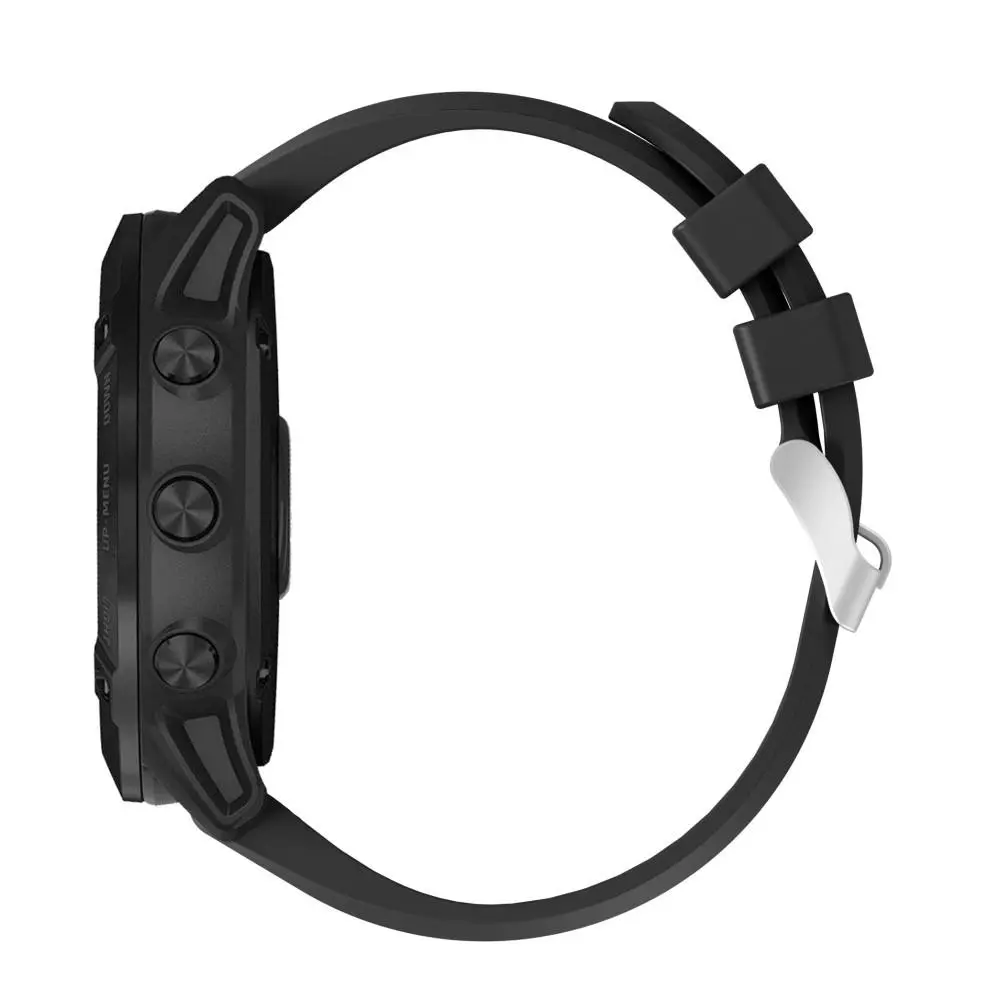 Silikonarmband Garmin Fenix 5X/Fenix 5X Plus Svart