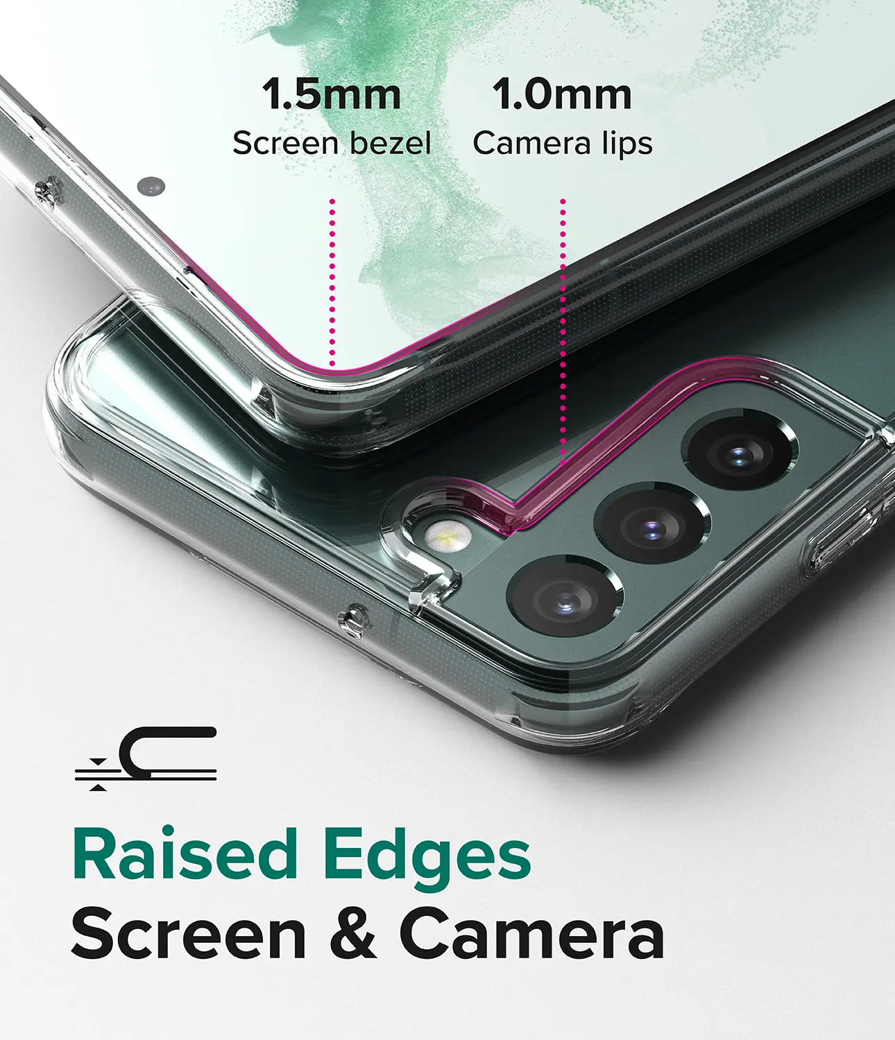 Fusion Case Samsung Galaxy S22 Genomskinlig