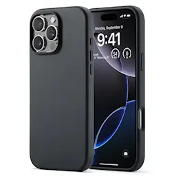Silikonskal iPhone 16 Pro Max svart