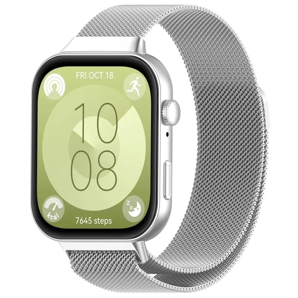 Armband Milanese Huawei Watch Fit 3 Silver