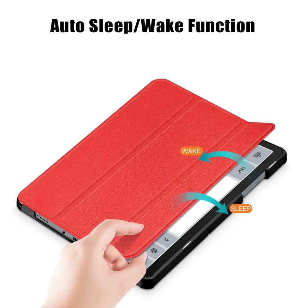 Fodral Tri-fold Samsung Galaxy Tab A9 Plus Röd
