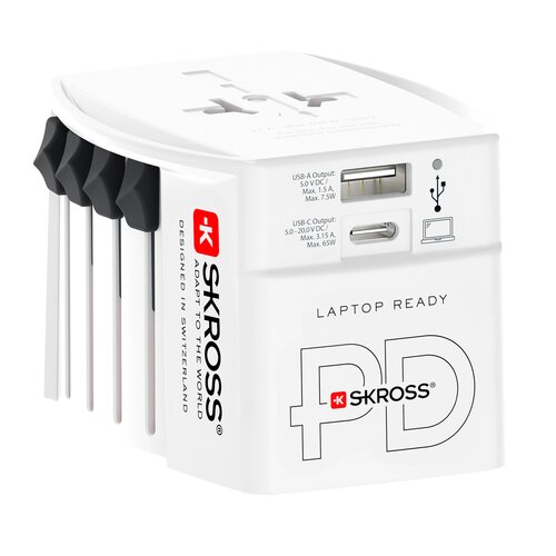 SKROSS World Adapter MUV USB AC PD 65W