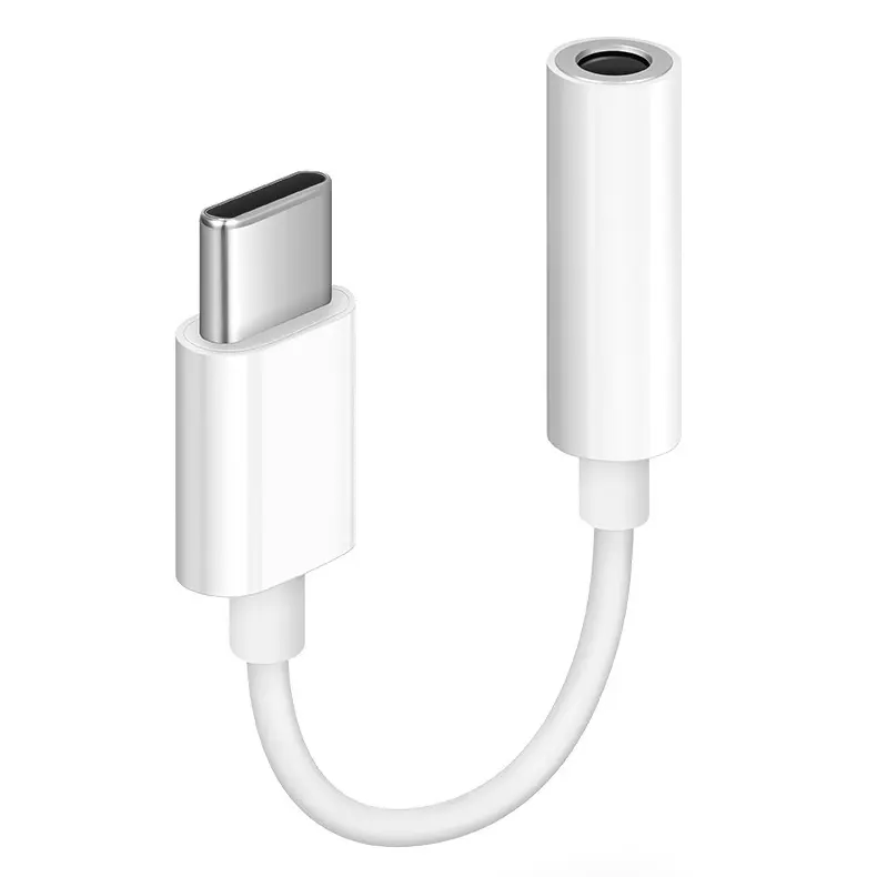 USB-C till 3.5 mm adapter Vit