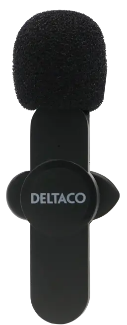 Trådløs mikrofon svart