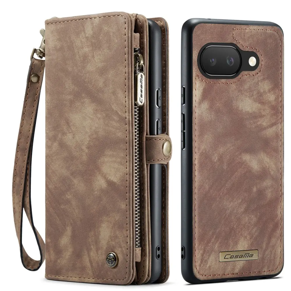 Multi-slot Plånboksfodral Google Pixel 9a Brun