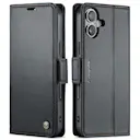 iPhone 17 Slankt RFID-lommeboketui, Svart