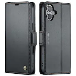 iPhone 17 Ohut RFID-lompakkokotelo, Musta